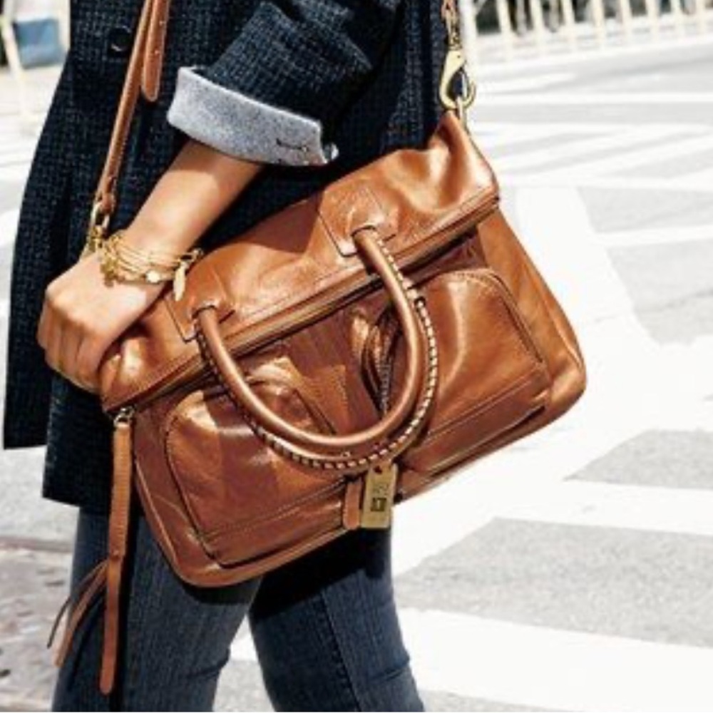 Frye Leather Jenny Foldover Crossbody Bag